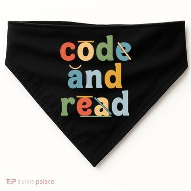 Dyslexia Therapist Code And Read USA-Made Doggie Bandana