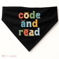 Dyslexia Therapist Code And Read USA-Made Doggie Bandana thumb 0
