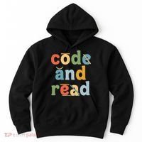 Dyslexia Therapist Code And Read Hoodie thumb 0