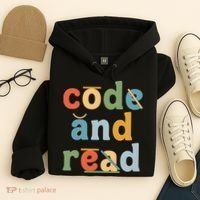 Dyslexia Therapist Code And Read Hoodie thumb 4