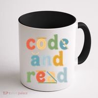 Dyslexia Therapist Code And Read Coffee Mug thumb 1
