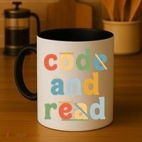 Dyslexia Therapist Code And Read Coffee Mug thumb 4