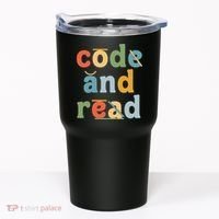 Dyslexia Therapist Code And Read Tumbler thumb 0