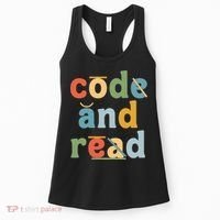 Dyslexia Therapist Code And Read Women's Tank Top thumb 0