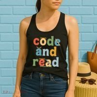 Dyslexia Therapist Code And Read Women's Tank Top thumb 2