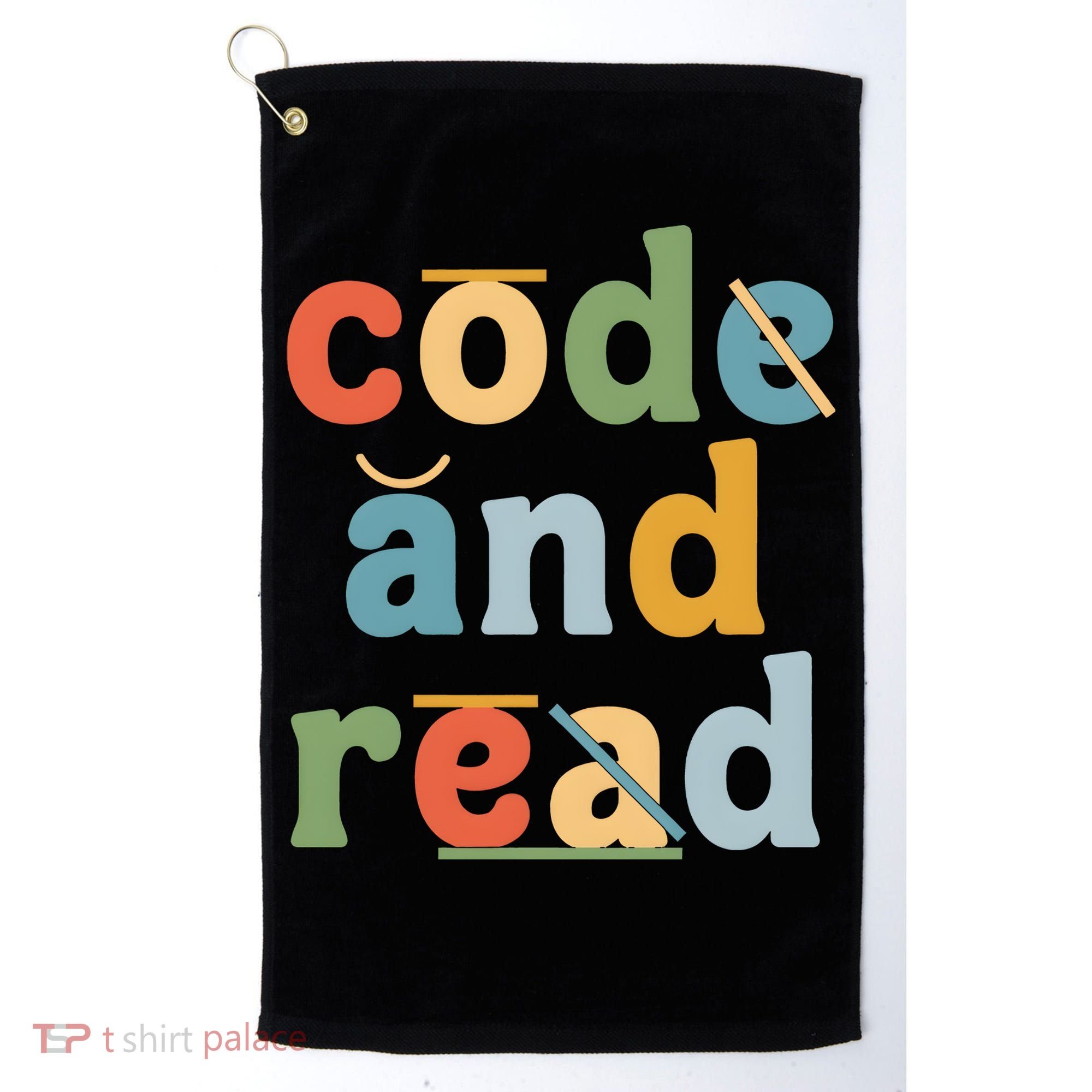 Dyslexia Therapist Code And Read Golf Towel