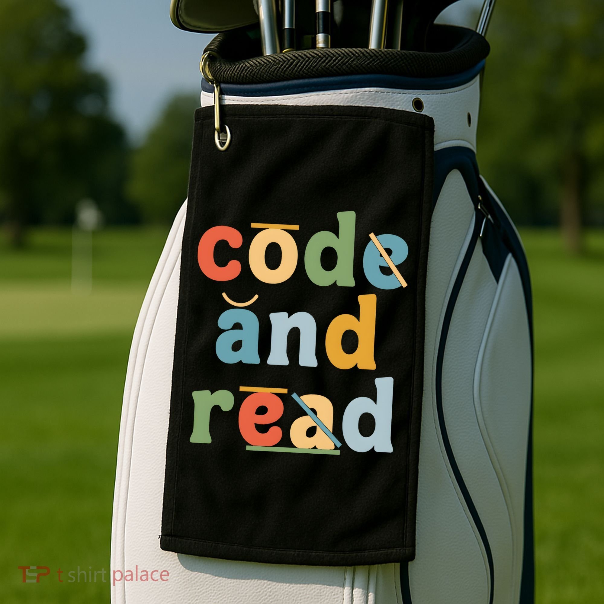 Dyslexia Therapist Code And Read Golf Towel