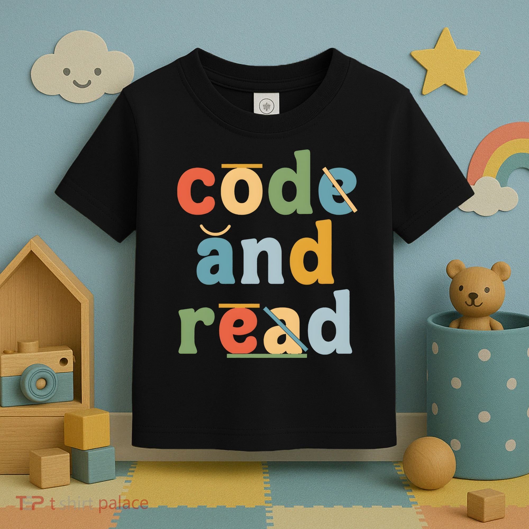 Dyslexia Therapist Code And Read Toddler T-Shirt