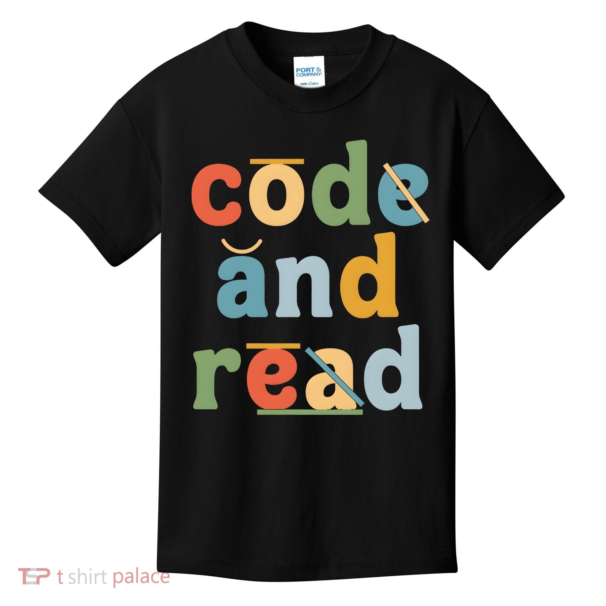 Dyslexia Therapist Code And Read Kids T-Shirt