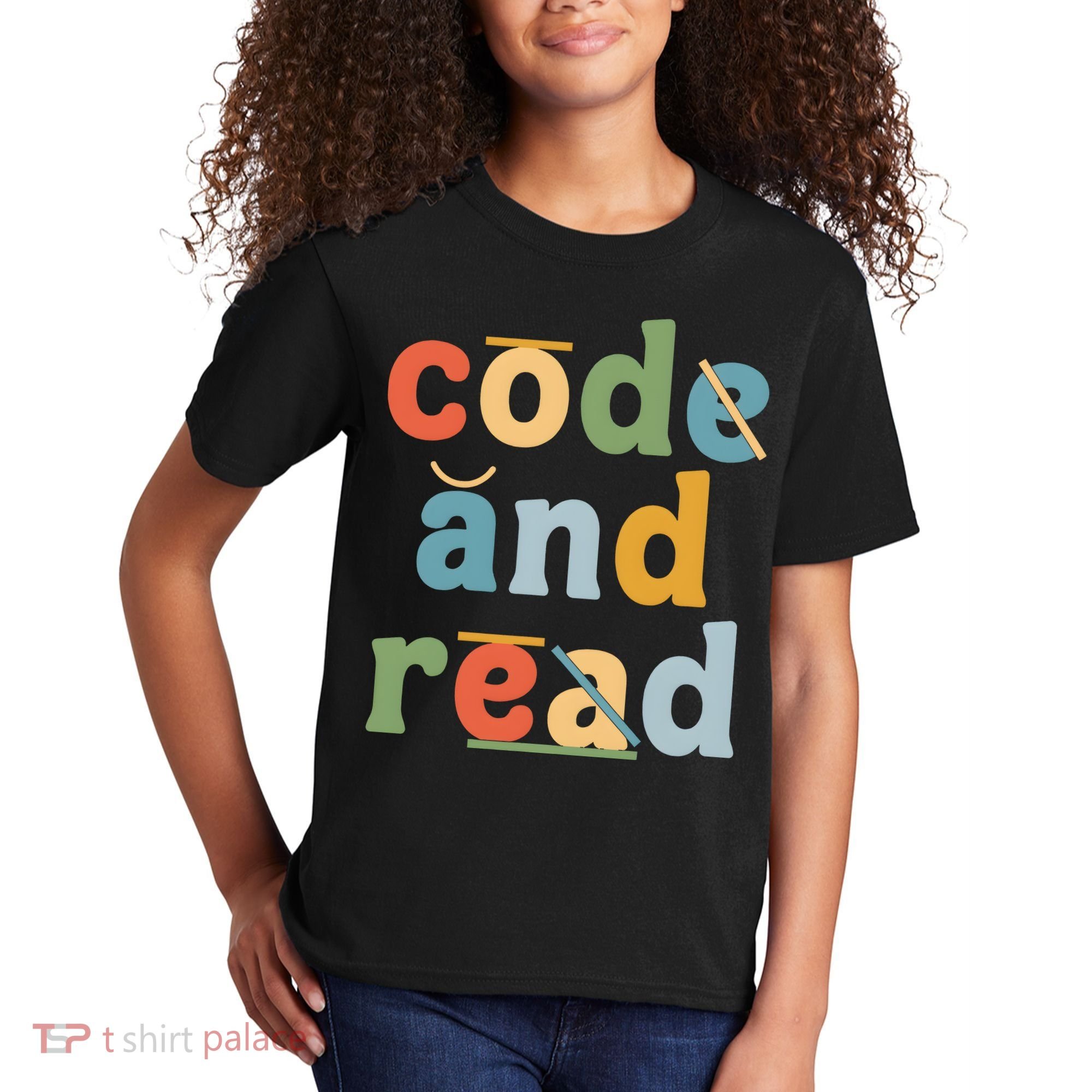 Dyslexia Therapist Code And Read Kids T-Shirt