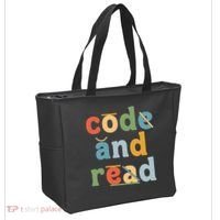 Dyslexia Therapist Code And Read Tote Bag thumb 2