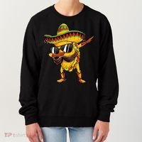Dabbing Taco Cinco De Mayo Men Mexican Food Sombrero Women's Sweatshirt thumb 0