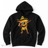Dabbing Taco Cinco De Mayo Men Mexican Food Sombrero Hoodie thumb 0