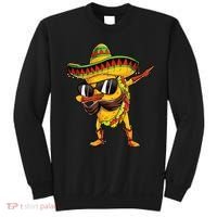 Dabbing Taco Cinco De Mayo Men Mexican Food Sombrero Sweatshirt thumb 0