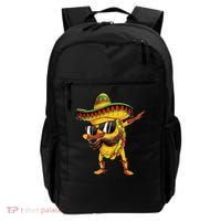 Dabbing Taco Cinco De Mayo Men Mexican Food Sombrero Backpack thumb 0