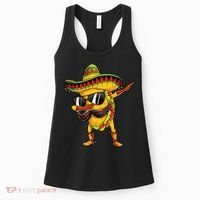 Dabbing Taco Cinco De Mayo Men Mexican Food Sombrero Women's Tank Top thumb 0