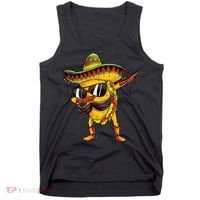 Dabbing Taco Cinco De Mayo Men Mexican Food Sombrero Tank Top thumb 0