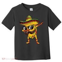 Dabbing Taco Cinco De Mayo Men Mexican Food Sombrero Toddler T-Shirt thumb 0