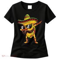 Dabbing Taco Cinco De Mayo Men Mexican Food Sombrero Women's T-Shirt thumb 0