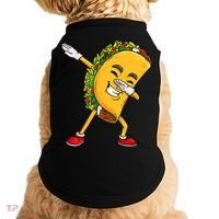 Dabbing Taco Cinco De Mayo Funny Boy Mexican Food Dab Doggie Tank thumb 0
