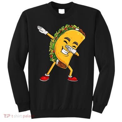 Dabbing Taco Cinco De Mayo Funny Boy Mexican Food Dab Sweatshirt