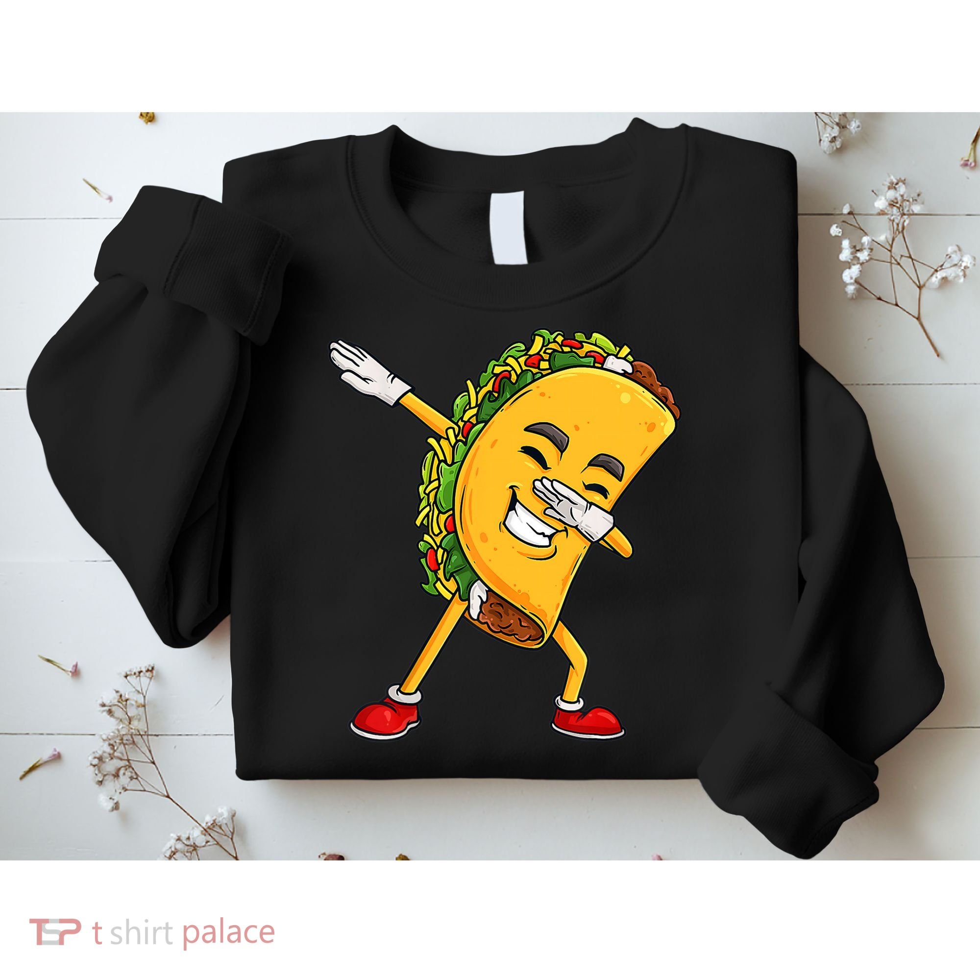 Dabbing Taco Cinco De Mayo Funny Boy Mexican Food Dab Sweatshirt