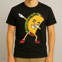 Dabbing Taco Cinco De Mayo Funny Boy Mexican Food Dab T-Shirt thumb 3