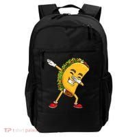 Dabbing Taco Cinco De Mayo Funny Boy Mexican Food Dab Backpack thumb 0