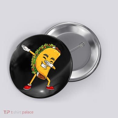 Dabbing Taco Cinco De Mayo Funny Boy Mexican Food Dab Button