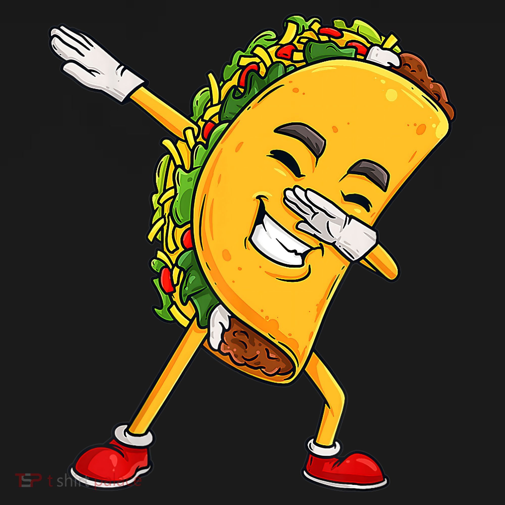 Dabbing Taco Cinco De Mayo Funny Boy Mexican Food Dab Coaster