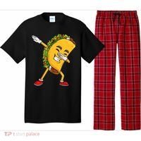 Dabbing Taco Cinco De Mayo Funny Boy Mexican Food Dab Pajama Set thumb 0