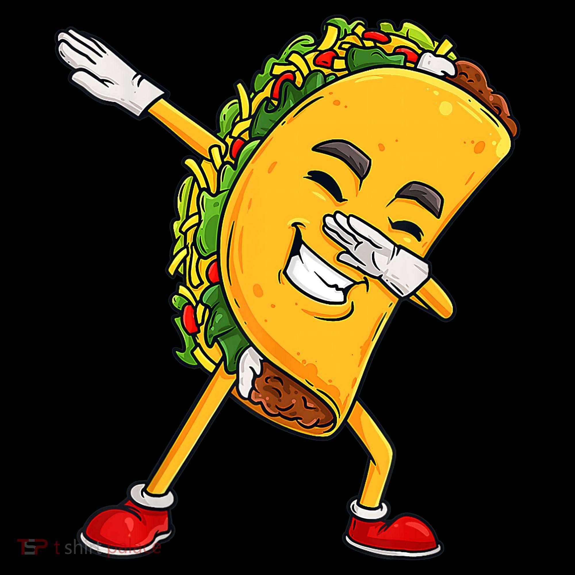 Dabbing Taco Cinco De Mayo Funny Boy Mexican Food Dab Women's Hoodie