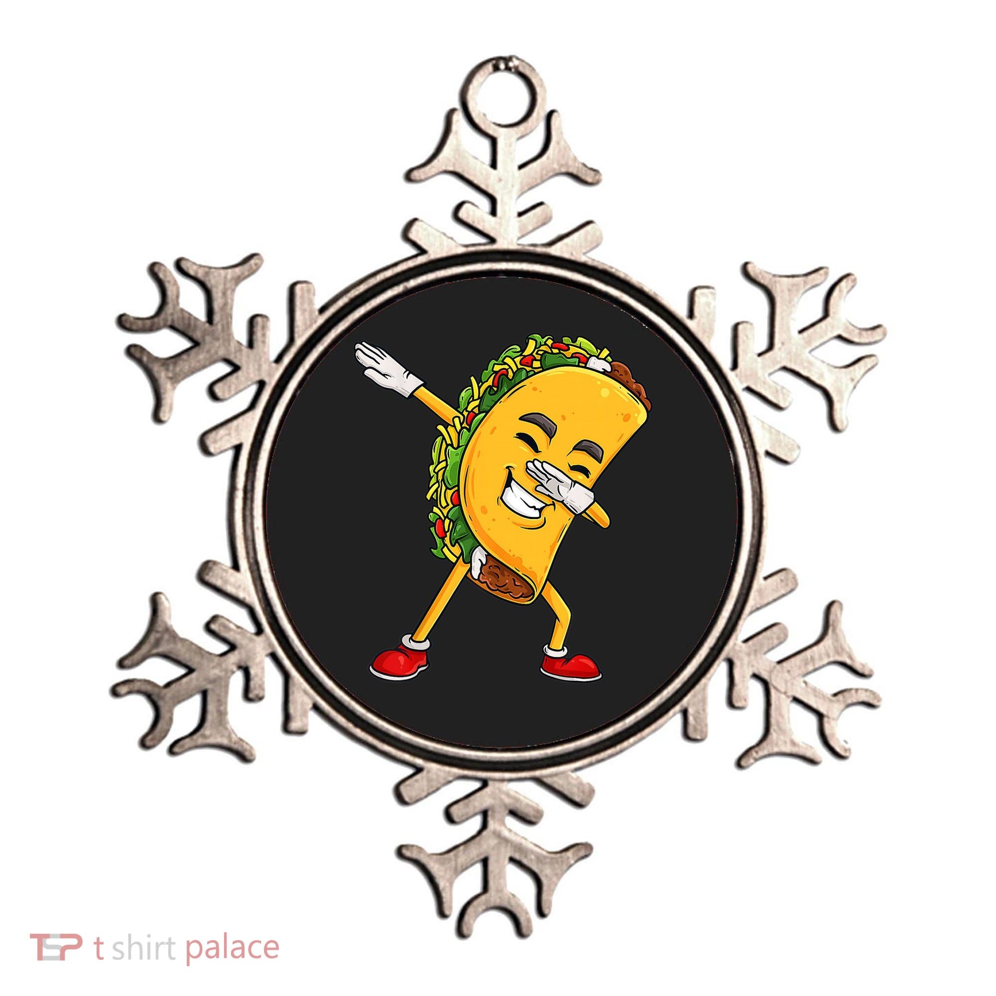 Dabbing Taco Cinco De Mayo Funny Boy Mexican Food Dab Ornament