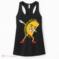 Dabbing Taco Cinco De Mayo Funny Boy Mexican Food Dab Women's Tank Top thumb 0