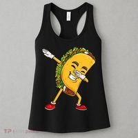 Dabbing Taco Cinco De Mayo Funny Boy Mexican Food Dab Women's Tank Top thumb 3
