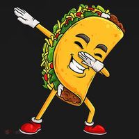 Dabbing Taco Cinco De Mayo Funny Boy Mexican Food Dab Baby Bodysuit thumb 2