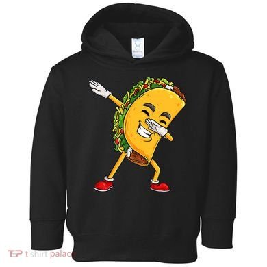 Dabbing Taco Cinco De Mayo Funny Boy Mexican Food Dab Toddler Hoodie