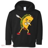 Dabbing Taco Cinco De Mayo Funny Boy Mexican Food Dab Toddler Hoodie thumb 0