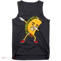 Dabbing Taco Cinco De Mayo Funny Boy Mexican Food Dab Tank Top thumb 0