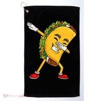Dabbing Taco Cinco De Mayo Funny Boy Mexican Food Dab Golf Towel thumb 0