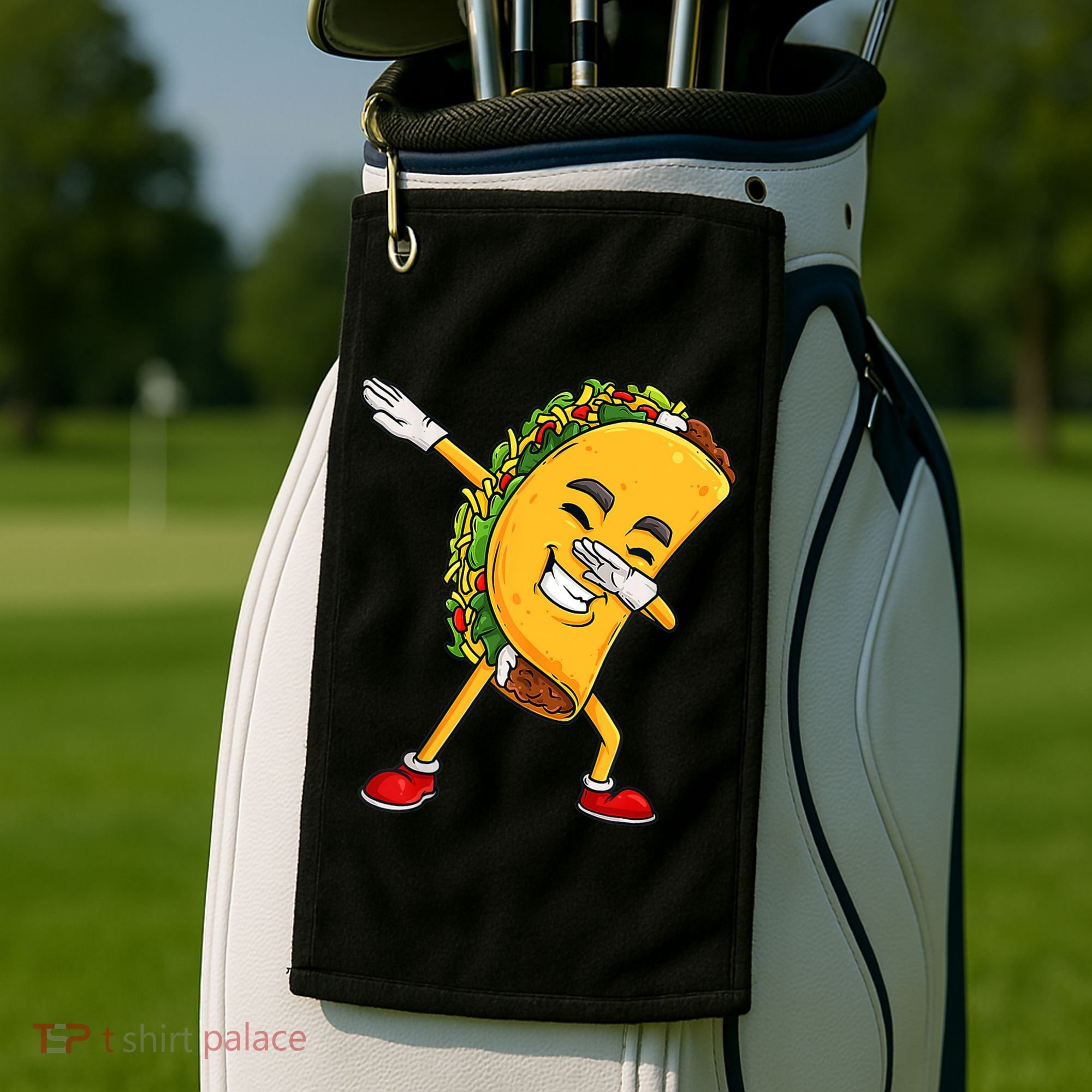 Dabbing Taco Cinco De Mayo Funny Boy Mexican Food Dab Golf Towel