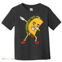 Dabbing Taco Cinco De Mayo Funny Boy Mexican Food Dab Toddler T-Shirt thumb 0