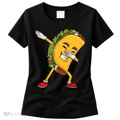 Dabbing Taco Cinco De Mayo Funny Boy Mexican Food Dab Women's T-Shirt