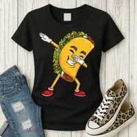 Dabbing Taco Cinco De Mayo Funny Boy Mexican Food Dab Women's T-Shirt thumb 3