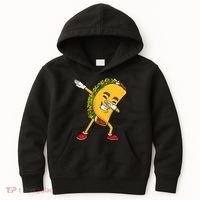 Dabbing Taco Cinco De Mayo Funny Boy Mexican Food Dab Kids Hoodie thumb 0