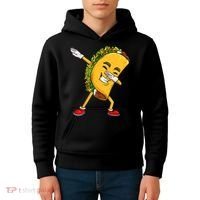 Dabbing Taco Cinco De Mayo Funny Boy Mexican Food Dab Kids Hoodie thumb 4