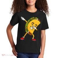 Dabbing Taco Cinco De Mayo Funny Boy Mexican Food Dab Kids T-Shirt thumb 2