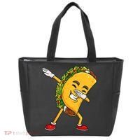 Dabbing Taco Cinco De Mayo Funny Boy Mexican Food Dab Tote Bag thumb 0