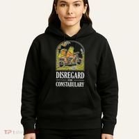 Disregard The Constabulary Graphic Funny Frog Meme Police Hoodie thumb 5