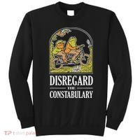 Disregard The Constabulary Graphic Funny Frog Meme Police Sweatshirt thumb 0